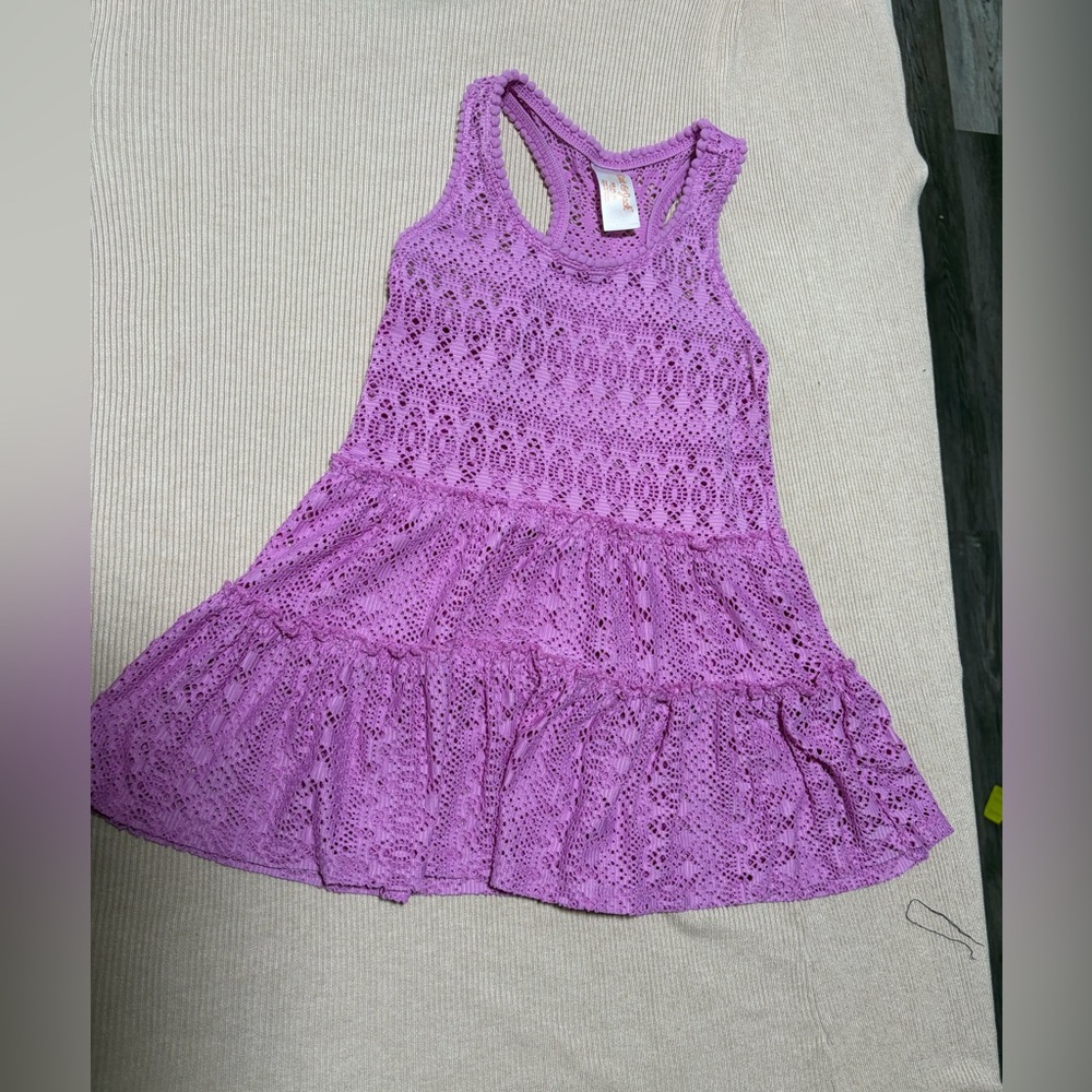Cat & Jack Lavender Lace Kids Dress